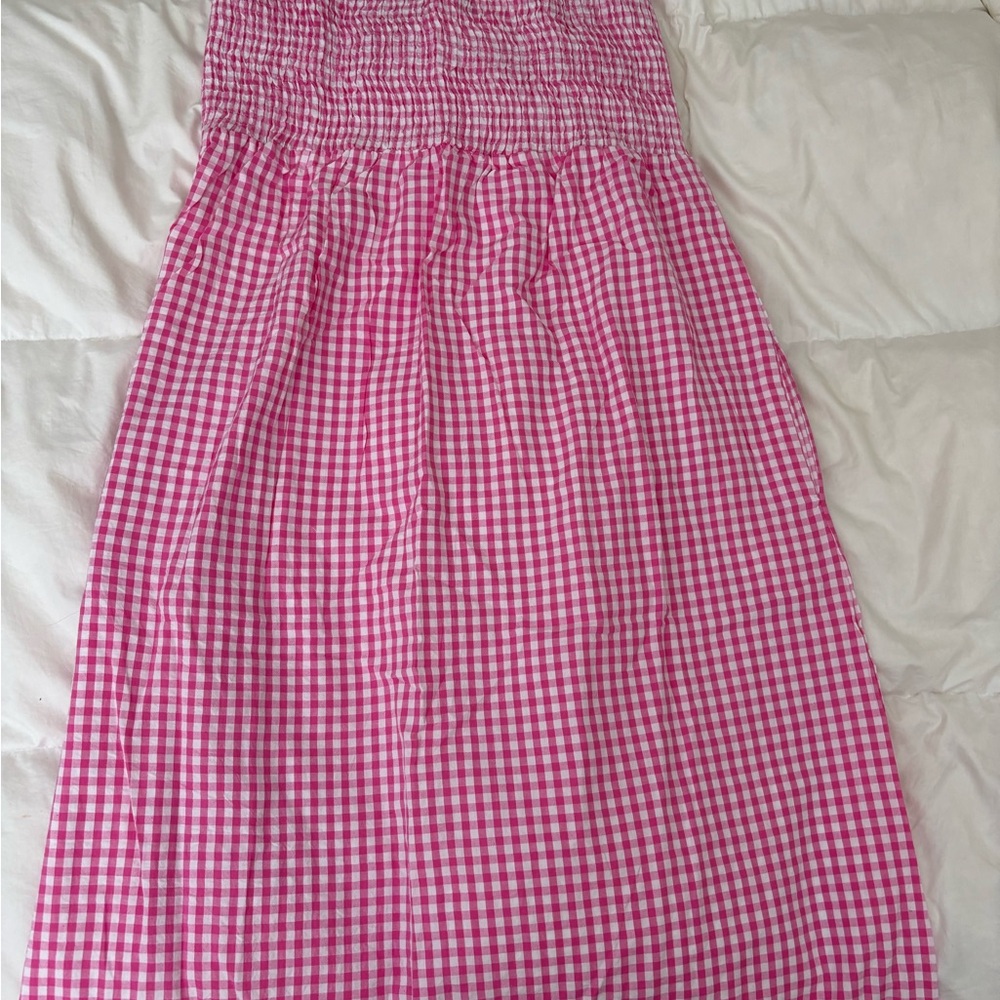 Pink Gingham Women's Skirt